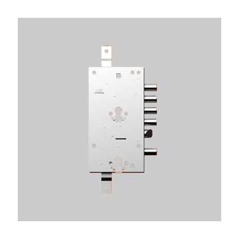 SERRATURA PORTE BLINDATE DOPPIO CILINDRO EUROPEO '50228/50237' CIPIERRE E60 - Interasse catenacci 37 mm - CIPIERRE