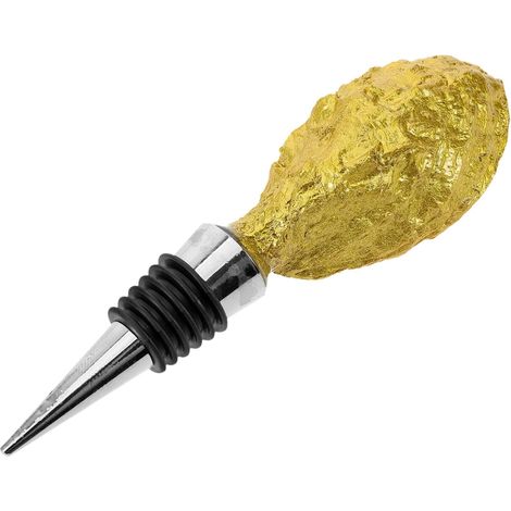 Bouchon ornemental de bouteille - aluminium/résine - huître (1/5)