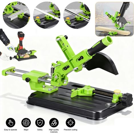 Winkelschleifer Halterung Trennständer Tischkreissäge Multifunktionale Desktop Zugstange Winkelschleifmaschine Ständer Winkelhalter Einhandwinkelschleifer passend für ø100-125mm