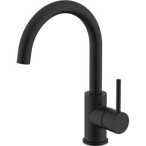 Primaster Waschtischarmatur Korfu schwarz matt