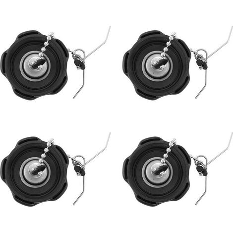 4X Bouchon de RéServoir de Carburant pour et le Bouchon pour Hidea 2.5F 3.5F 4F 2 Temps 4HP 3.5HP 6HP (1/2)
