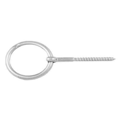 VITE PER LEGNO CON ANELLO INOX 8x80 mm (Ø 8 mm)