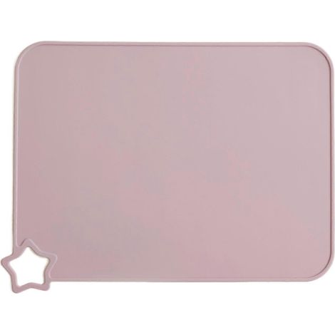 Sets de table souples en silicone pour bébé, résistants à la chaleur et épais, violet clair. (1/5)