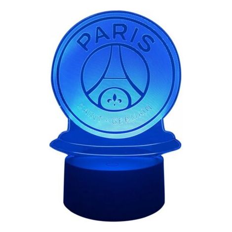 royaluxe-Veilleuse LED FC Paris Saint Germain Football Club 3D Illusion Enfants Enfants Ligue 1 Logo de Football PSG Night Lamp Lampe de Table @ 1 (1/5)