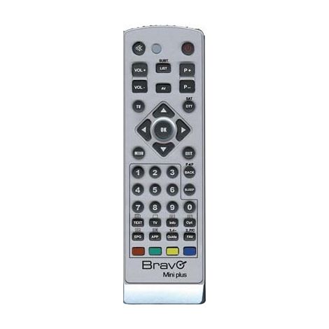 TELECOMANDO UNIVERSALE MINI PLUS BRAVO  TV + DTT MEMORIA BANCHI 2