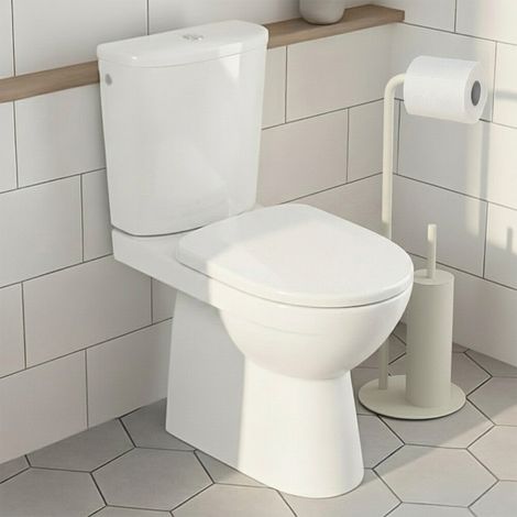 Vaso monoblocco con scarico a parete e copriwc Selnova Geberit (1/5)