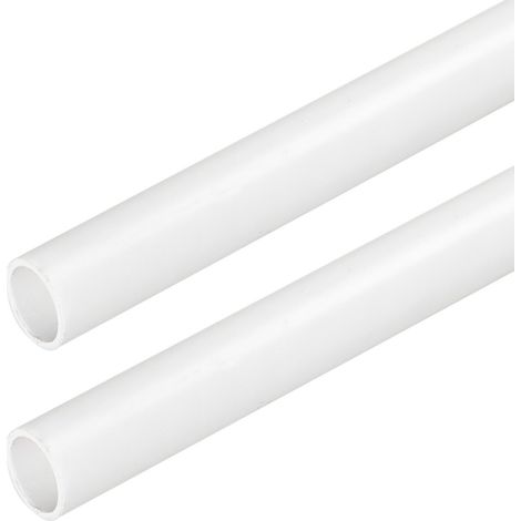 Tubo rigido passacavi 25mm 2 metri tondo bianco Aigostar (1/2)