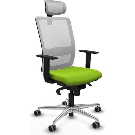 Chaise de bureau piqueras y crespo Haches blanc cuir synthétique (1/2)