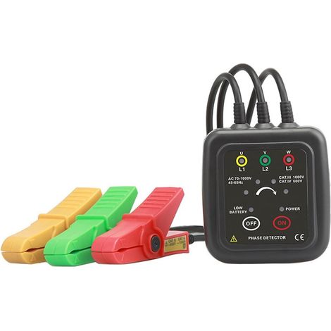 Testeur de diagnostic de rotation de phase de montage avec coque en ABS adapté pour le diagnostic de moto, l'entretien des véhicules, compteur de diagnostic portable de rotation de phase (1/4)