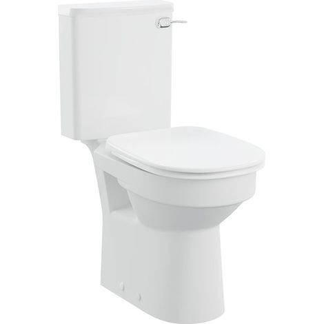 AKW Navlin Doc M Raised Height Close Coupled Pan with Lever Cistern 650mm Projection - Excluding Seat