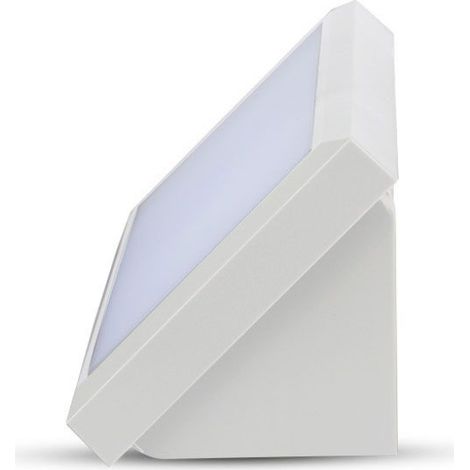 V-TAC VT-8055 20W rechteckige LED-Wandleuchte eckig weiß Farbe Outdoor IP65 Wandleuchte warmweiß 3000k sku 6816
