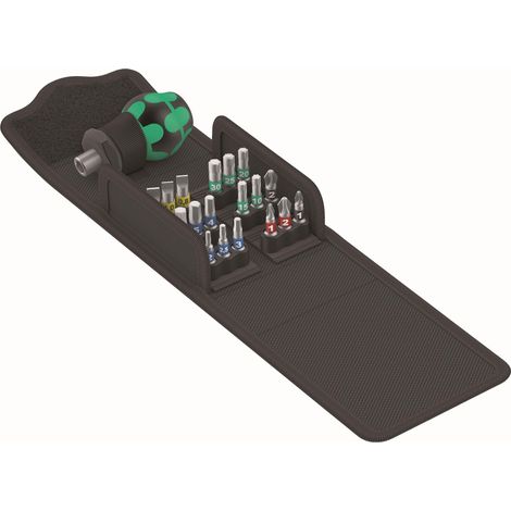 Wera 05057471001 Kraftform Kompakt Stubby 1 19 Pce Screwdriver Bit Set PH/PZ/TX/SL/HX