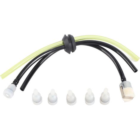 Kit de ventilation de réservoir de carburant avec œillet à 3 trous, installation facile, taille-haie Mantis, caoutchouc, fer (1/5)