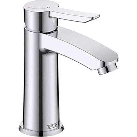 Bristan Apelo Eco Start Basin Mixer Tap with Clicker Waste - Chrome