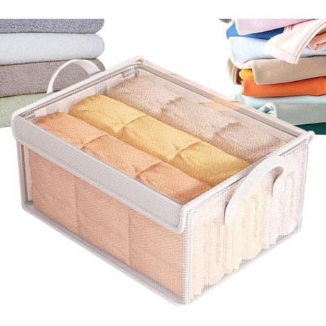Cesta organizadora apilable para guardar ropa (1/5)