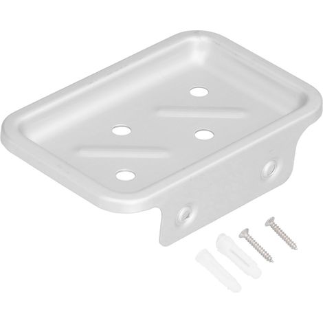 Porte-savon mural en aluminium, porte-éponge de cuisine, étagère de douche, égouttoir pour salle de bain (1/5)