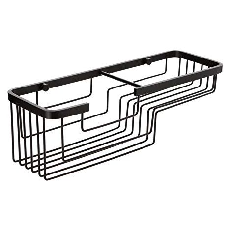 Accessorio bagno Tatay rectangular alluminio resistente alla ruggine 37x12x11.3 cm (1/3)