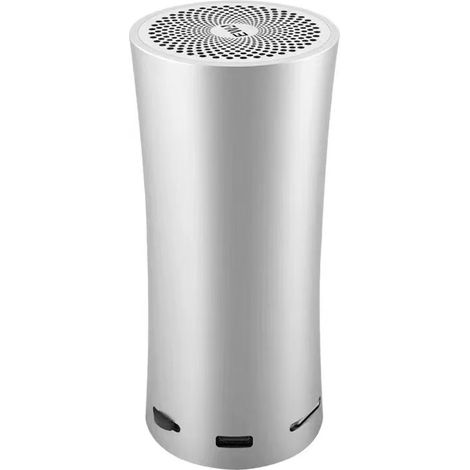 Enceinte Bluetooth en métal avec super basses, compatible carte TF et TWS, batterie 6000 mAh.