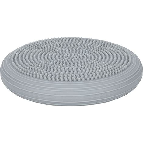 Coussin d'équilibre gonflable flexible épais portable disque de stabilité pour enfants et adultes gris (1/5)