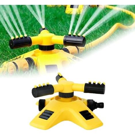 360° verstellbarer Gartensprenger – Multifunktionale Bewässerung für Rasen, Pflanzen, Kinderspielplätze und zur Kühlung von Haustieren. Robuste Rotation mit individuell einstellbarer Reichweite. (1/5)