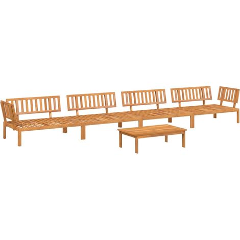 Maison Exclusive - Set de sofás de palets de jardín 5 pzas madera