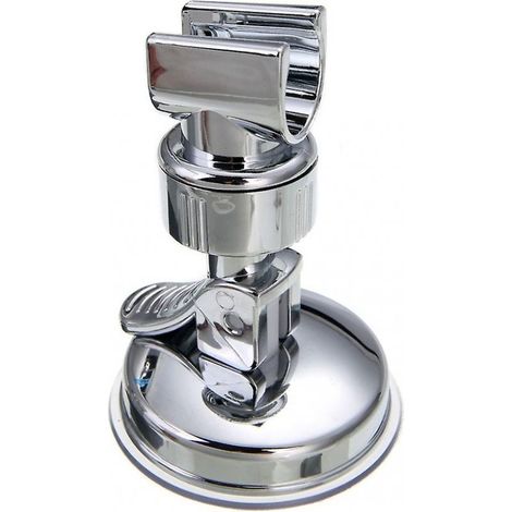 1 support de pomme de douche, ventouse sous vide, réglable, sans perçage, pour carrelage et verre (1/5)