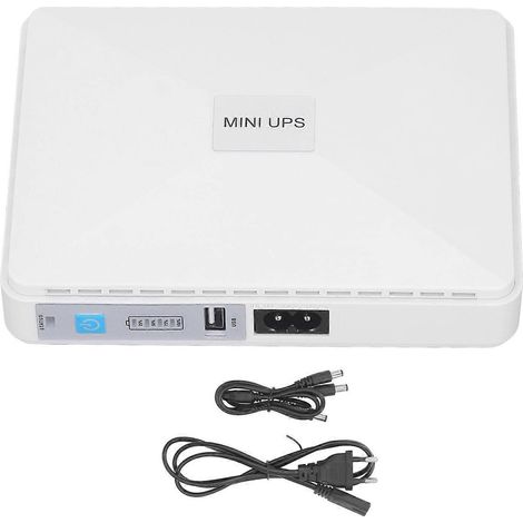 Mini-USV-Akku mit 8800 mAh – Unterbrechungsfreie Stromversorgung für Router, Modem, Sicherheitskameras (100–24 V)