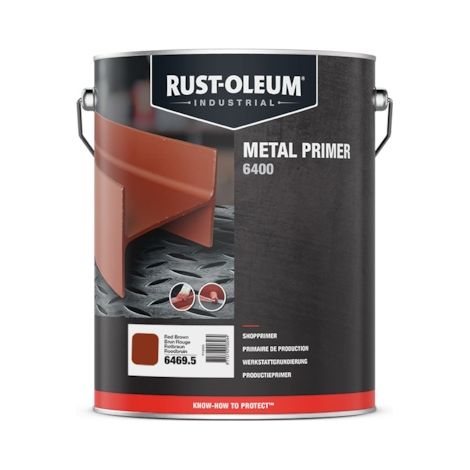 Primaire de production 6400 - 5 L - rouge brun - RUST-OLEUM