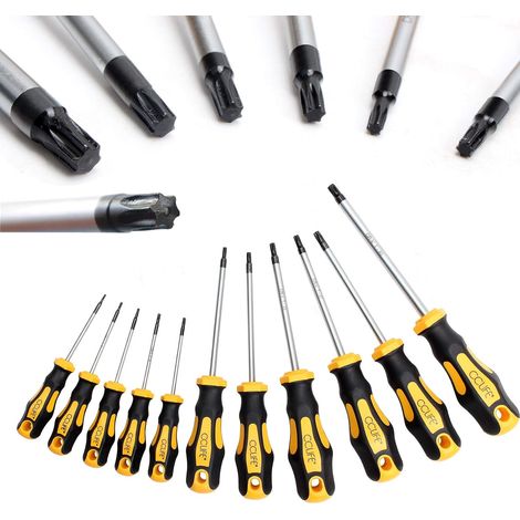 Torx T6-T40 Präzisionsschraubendreher-Set, 11-teilig, ohne Mittelloch (1/5)