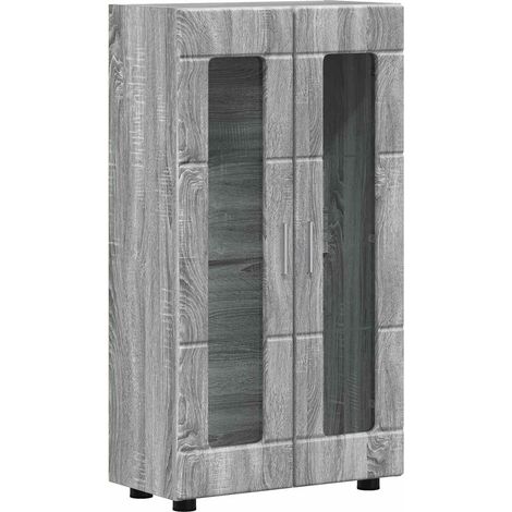 Maison Exclusive - Aparador FLORIN 55,5 x 29 x 100 cm Gris Sonoma (1/5)