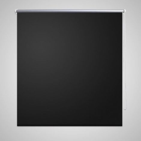 Store enrouleur occultant, Store jour nuit, Rideau occultant Isolant et Thermique 160 x 230 cm noir MAE1746 (1/4)