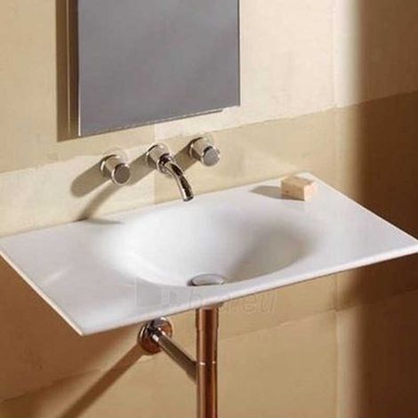 Lavabo Sospeso Roca KALAHARI 80X49 cm - Ceramica Bianco Lucido (1/3)