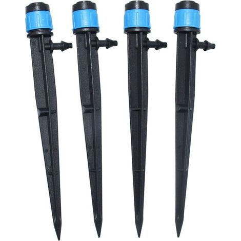 Arroseur de jardin réglable avec joint torique, sprinkleur d'irrigation à dispersion pour plantes, arrosoir spray, lot de 4 (1/5)