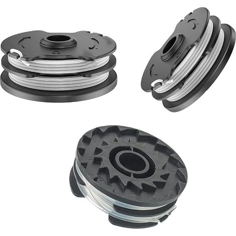Lot de 3 Bobine de rechange pour débroussailleuse sans fil Parkside PRT 550 A1 - LIDL IAN 311404, PRT 550 A3, PRTA 20-Li B2 8,2 m 0,2 cm,3xz (1/5)