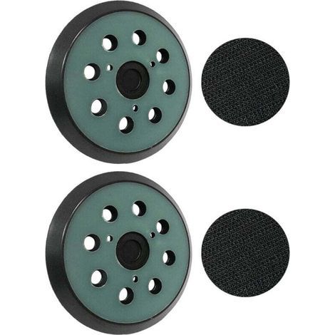 2 dischi abrasivi Makita 125mm - 8 fori - Compatibili con BO5010/5030/5041, DeWalt DW420/421 - Qualità superiore (1/4)