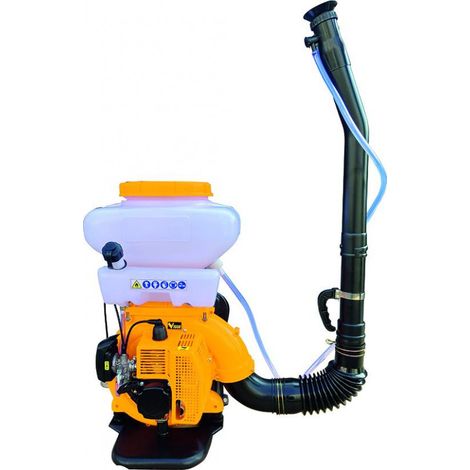 Vigor VAT-415 Atomizzatore a Spalla 2T 41.5 cc 2.13 kW Serbatoio 14 L Flusso Aria 488 m³-h Gittata 3 m colore Giallo