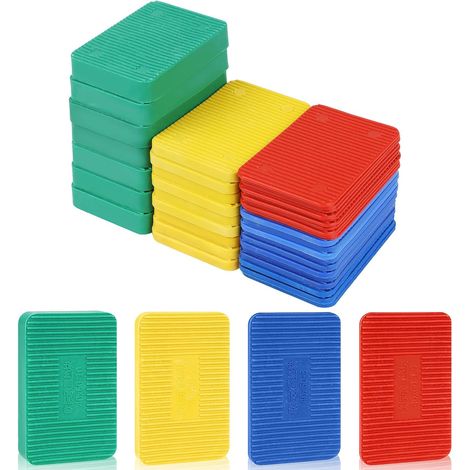40 Stück Fensterkeile, 1,5–10 mm, 60 x 40 mm, Kunststoff (1/5)