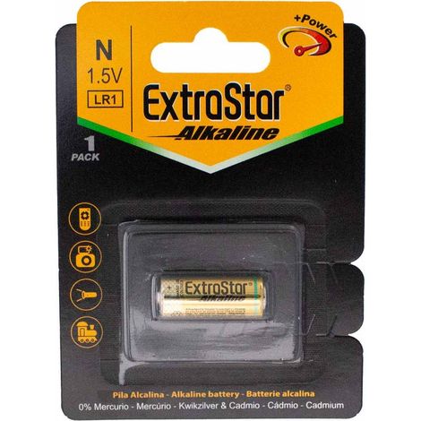 Pila Batteria LR1 1,5V N E90 Super Alcalina Confezione da 1 Pezzo