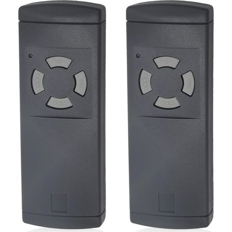 Télécommande Garage Hörmann 40,685MHz - Boutons Gris - Compatible HSE2-40, HSE4-40, HS2-40, HS4-40, HSM2-40, HSM4-40 (1/5)