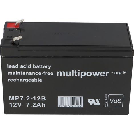 Ersatzakku für Belkin OmniGuard F6C230-RKM-2U Markenakku mit VdS MP 12V 7,2Ah (1/5)
