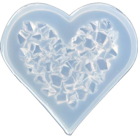 Moule En Silicone - Moule À Résine Époxy - Pour Décorations En Résine Et Savons Artisanaux - 8,5 X 7 X 1,2 Cm - Transparent - 1 Pièce (1/5)