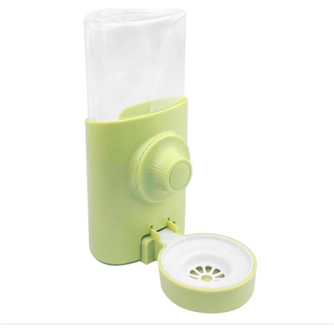 600ML Vert Distributeur Eau Lapin, Anti Goutte Biberon Cochon d'Inde, Suspendue Abreuvoir Lapin, Mangeoire d'eau Automatique pour Animaux, pour Hams (1/5)