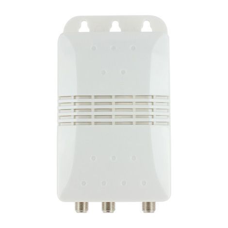 Alimentation amplificateur antenne TV 24V 500mA – Répartiteur 2 sorties – Perte d'atténuation < 2 dB – Signal HD et 4K – Sedea