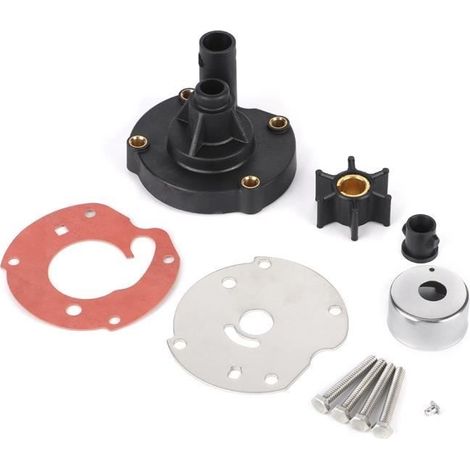 DEX 391391 Kit de réparation de turbine de pompe à eau pour moteur hors‑bord Evinrude Johnson OMC 5.5 6 7.5 HP 763758 7429604596284 (1/4)