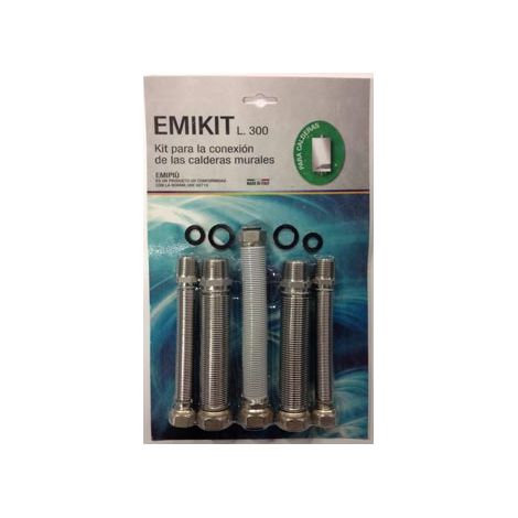 Kit conexión VACUFLEX espirometalico calentadores/calderas