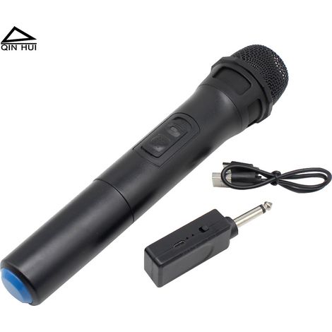 Professionelles, universelles drahtloses Outdoor-Mikrofon, ideal zum Singen zu Hause, für Karaoke und sogar zum Anschluss an Audiosysteme. (1/4)