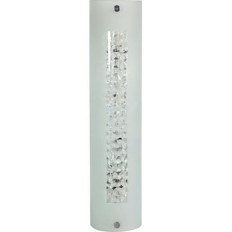 Plafonnier Candellux Abrego blanc rectangulaire 36 cm E27 (1/2)