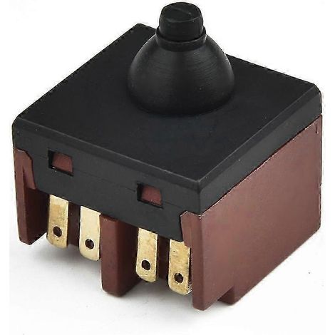 Interrupteur de rechange pour meuleuse d'angle (1 pièce) - Bouton-poussoir compatible avec les accessoires de polisseuse Po-Good (1/5)