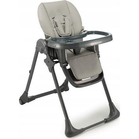 Kinderkraft TUMMIE chaise haute 2 en 1 gris bébé (1/3)