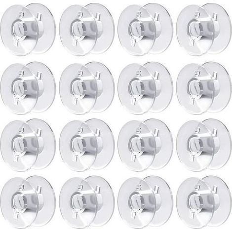 60 Pcs Canette Machine a Coudre Bobines pour Machine à Coudre Canette Plastique Canettes Machine à Coudre pour Brother Singer Kenmore Janome la Plupart des Machines à Coudre (1/5)
